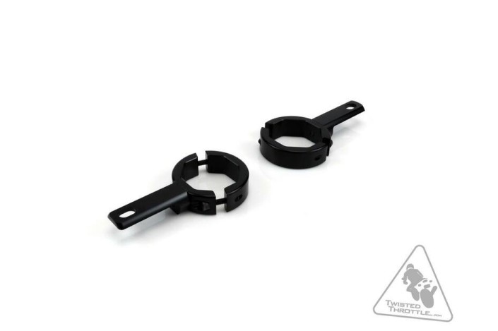 Support éclairage DENALI tubes de fourche Ø39-49mm noir