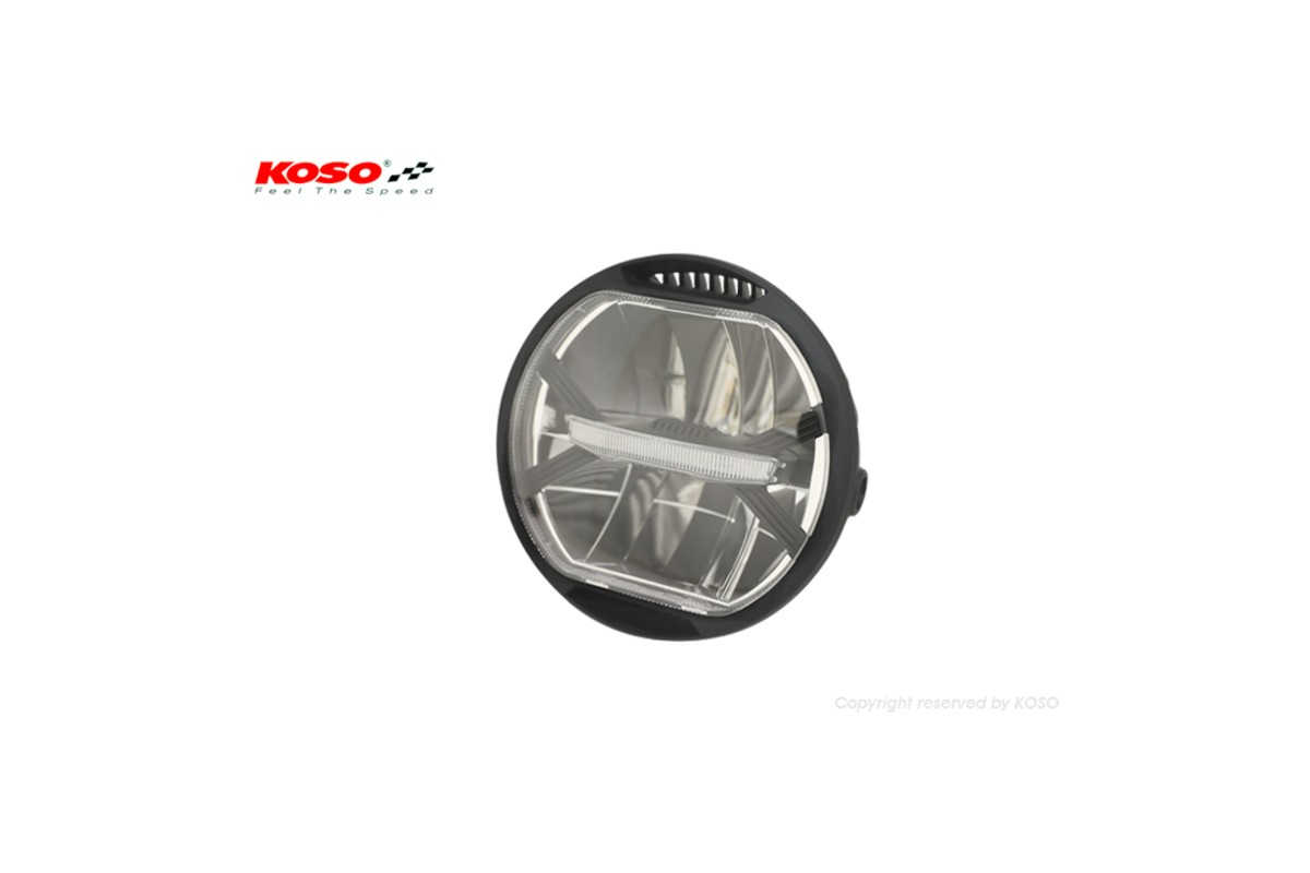 Phare LED KOSO Thunderbolt 170mm