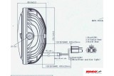 Phare LED KOSO Thunderbolt 170mm