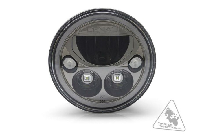 Phare DENALI M7 LED Ø177mm noir chrome