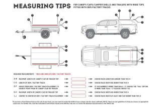 Kit de galerie Slimline II pour une remorque ou un hard top de Pick-Up avec rails d'origine/ Haut /1475mm (l) X 1156mm | Achat
