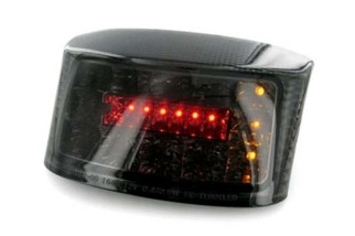 Feu arrière avec clignotants intégrés V PARTS LED fumé MBK/Yamaha