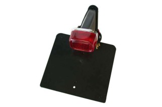 Feu arrière avec support de plaque V PARTS noir type Yamaha TY universel