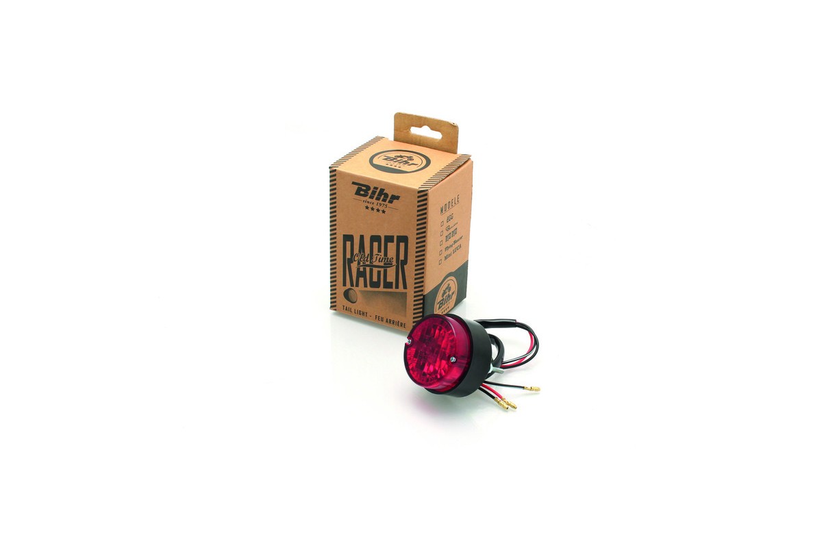 Feu arrière homologué BIHR Beacon noir