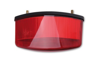 Feu arrière à LED Monster verre rouge marquage E