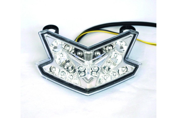 Feu arrière BIHR LED avec clignotants intégrés Kawasaki Z800, ZX636