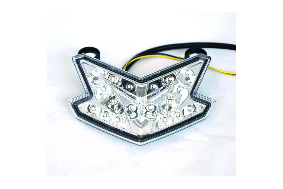 Feu arrière BIHR LED avec clignotants intégrés Kawasaki Z800, ZX636