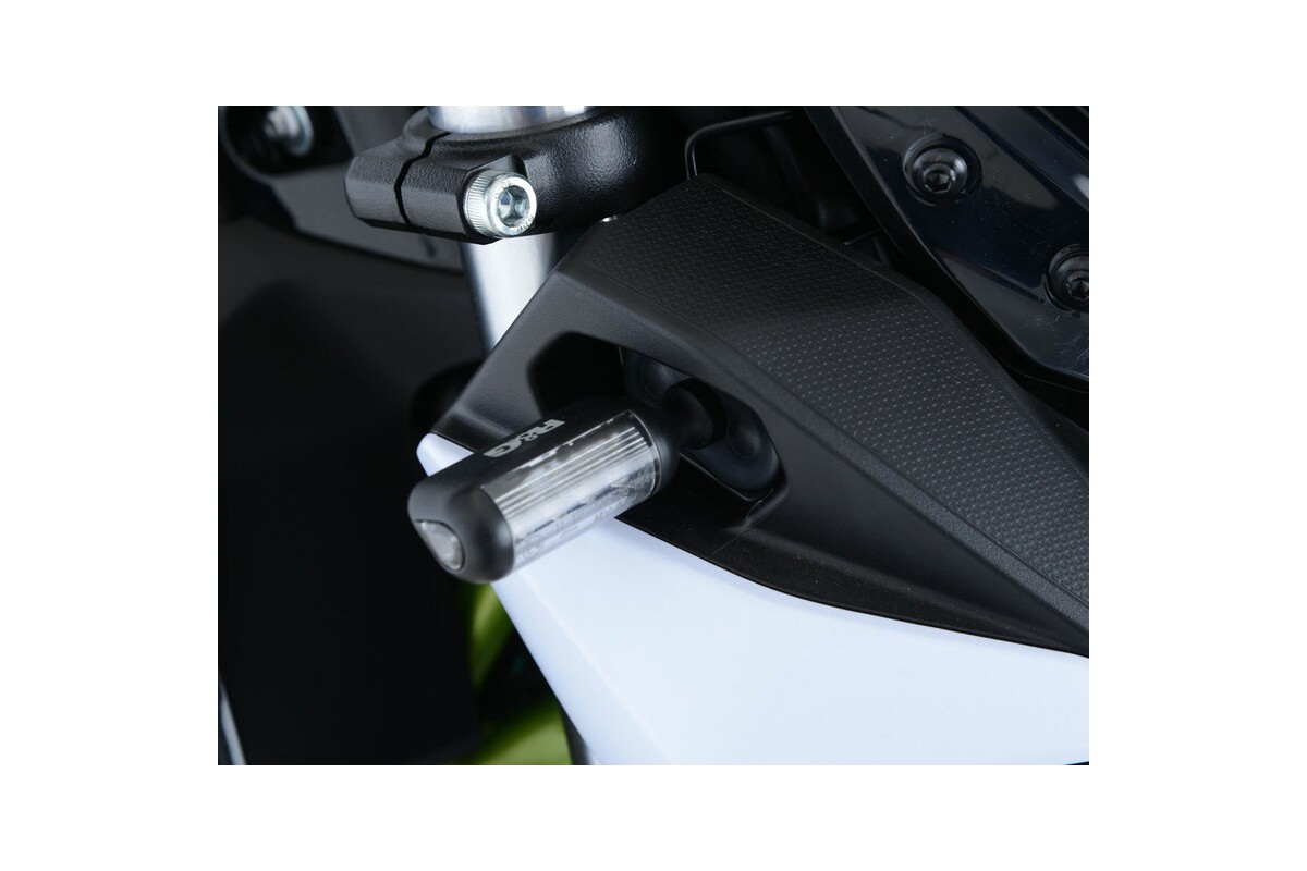 Adaptateur micro clignotant R&G RACING noir Kawasaki