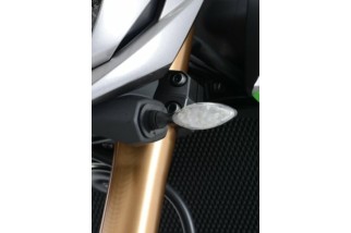 Adaptateur micro clignotant R&G RACING noir Kawasaki