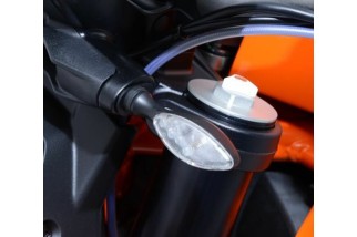 Adaptateurs de clignotants avant R&G RACING noir KTM 790/1290