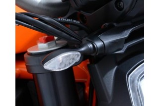 Adaptateurs de clignotants avant R&G RACING noir KTM 790/1290