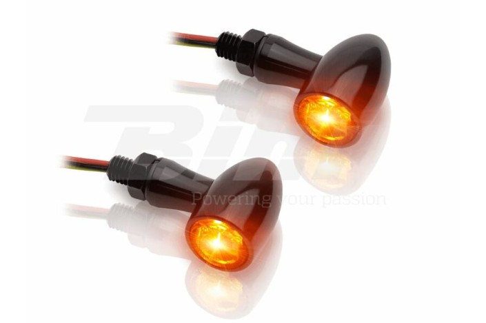 Clignotants LED V-PARTS 12V alu noir