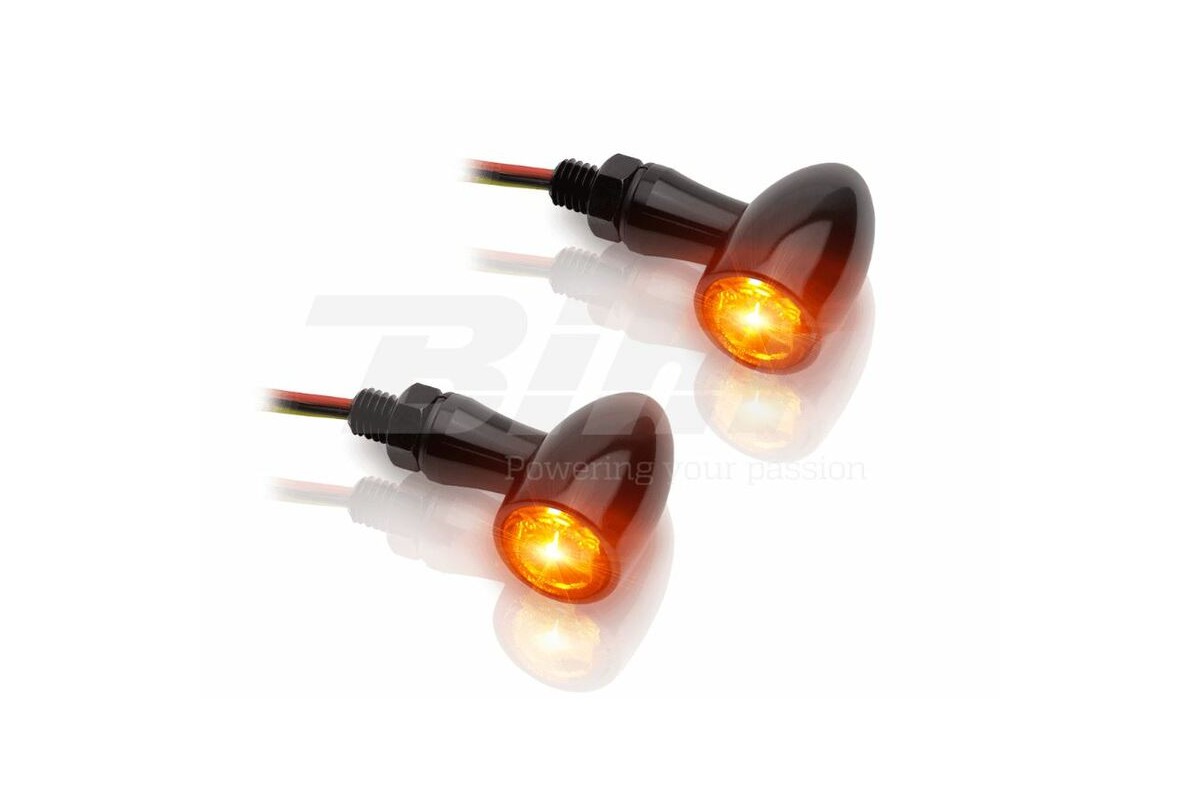 Clignotants LED V-PARTS 12V alu noir