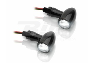 Clignotants LED V-PARTS 12V alu noir