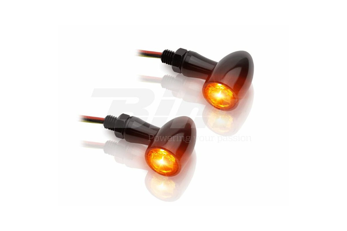 Clignotants LED V-PARTS 12V alu noir