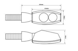 Clignotants LED SHIN YO Block