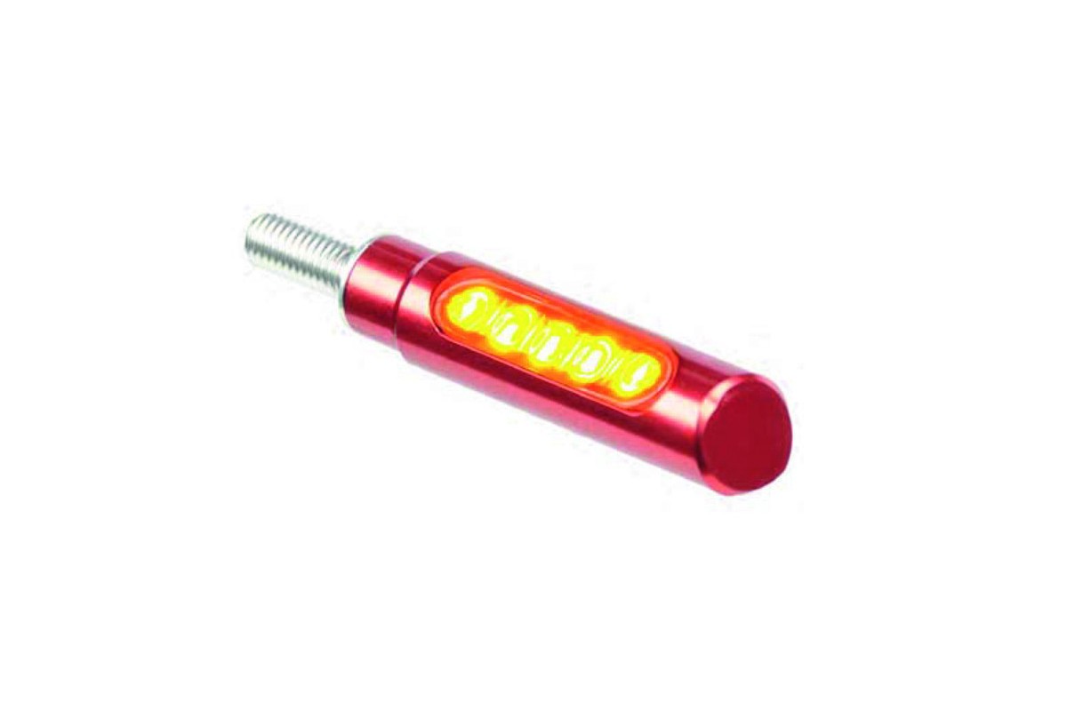 Clignotants LIGHTECH Led aluminium rouge - TheTube