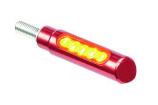 Clignotants LIGHTECH Led aluminium rouge - TheTube