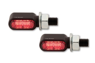 Clignotants LED HIGHSIDER Little Bronx 3en1 - clignotant/feu stop/feu de position arrière - par paire