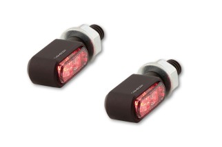 Clignotants LED HIGHSIDER Little Bronx 3en1 - clignotant/feu stop/feu de position arrière - par paire