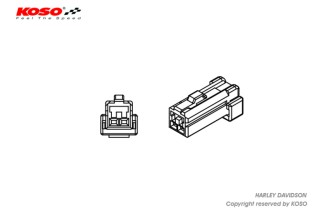 Adaptateur clignotant KOSO Harley Davidson