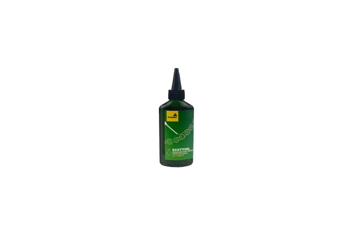 Lubrifiant vert biodégradable SCOTTOILER pour graisseur de chaîne électronique - 125 ml