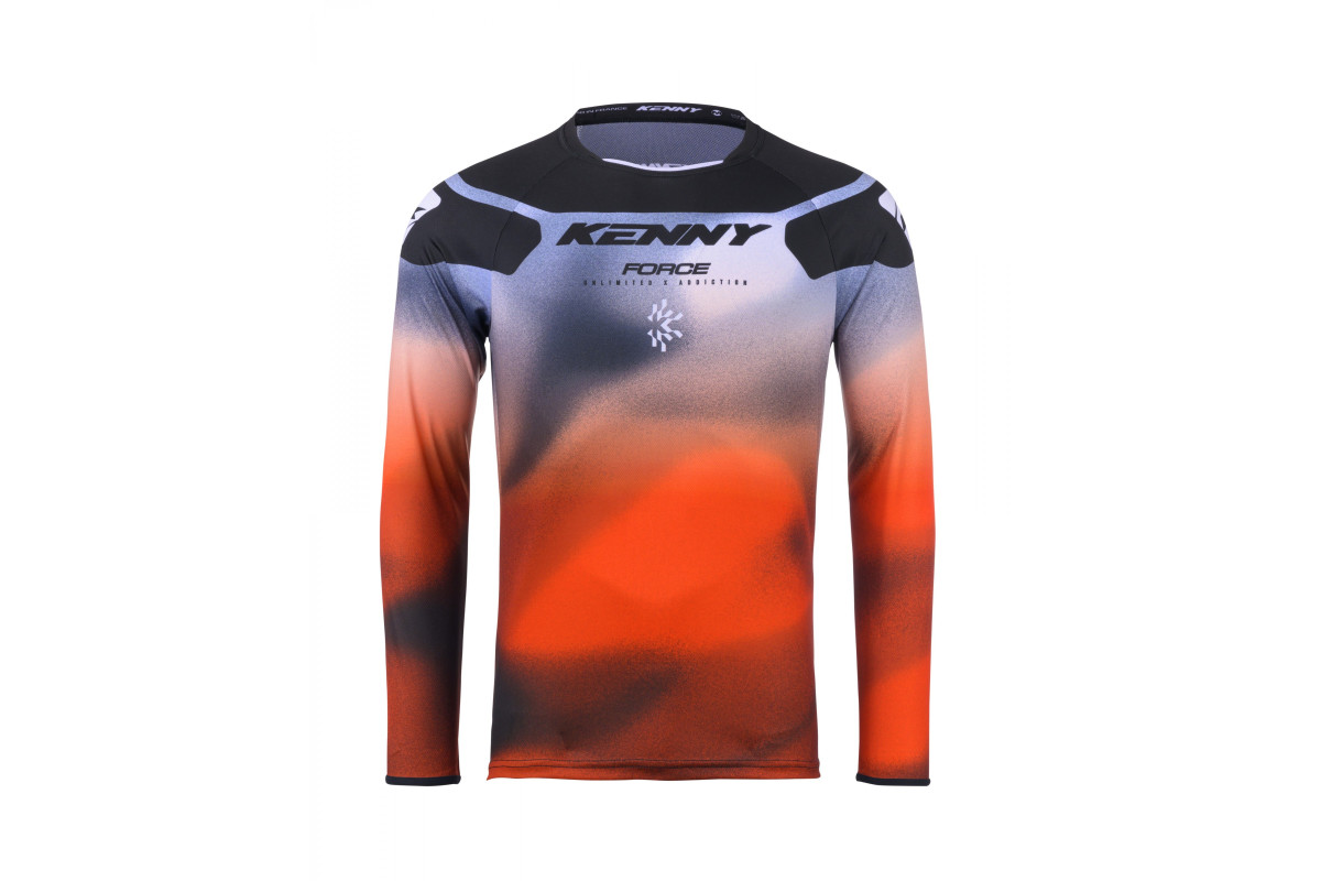 Maillot KENNY FORCE FOG ORANGE | Kenny - Achat en ligne
