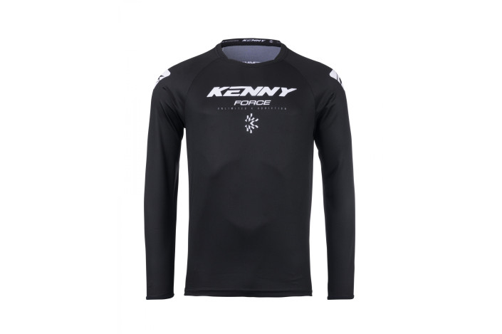 Maillot KENNY FORCE SOLID BLACK | Kenny - Achat en ligne