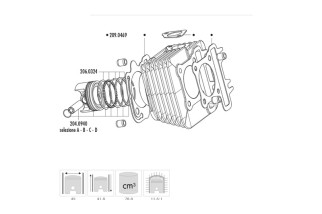 Kit cylindre POLINI