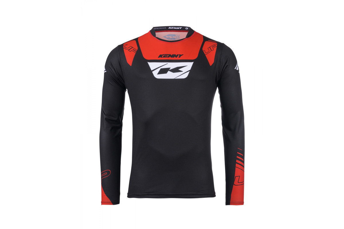 Maillot KENNY TRIAL UP BLACK RED | Kenny - Achat en ligne
