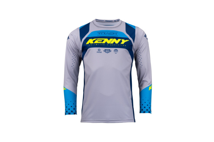 Maillot KENNY TRACK FOCUS KID NAVY NEON YELLOW | Kenny - Achat en ligne