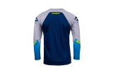 Maillot TRACK FOCUS KID NAVY NEON YELLOW