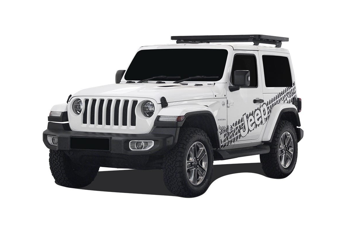 Kit de 1/2 galerie Slimline II extrême pour le Jeep Wrangler JL 2 Portes (2018- ..) | Front Runner - Achat en ligne