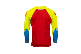 Maillot TRACK FOCUS KID NEON YELLOW RED