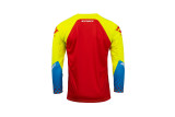 Maillot TRACK FOCUS KID NEON YELLOW RED