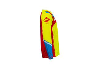 Maillot TRACK FOCUS KID NEON YELLOW RED