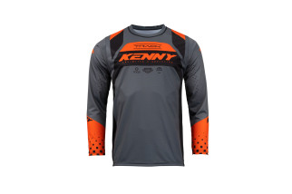Maillot KENNY TRACK FOCUS KID ORANGE BLACK | Kenny - Achat en ligne