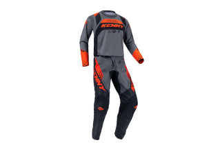 Maillot KENNY TRACK FOCUS KID ORANGE BLACK | Kenny - Achat en ligne