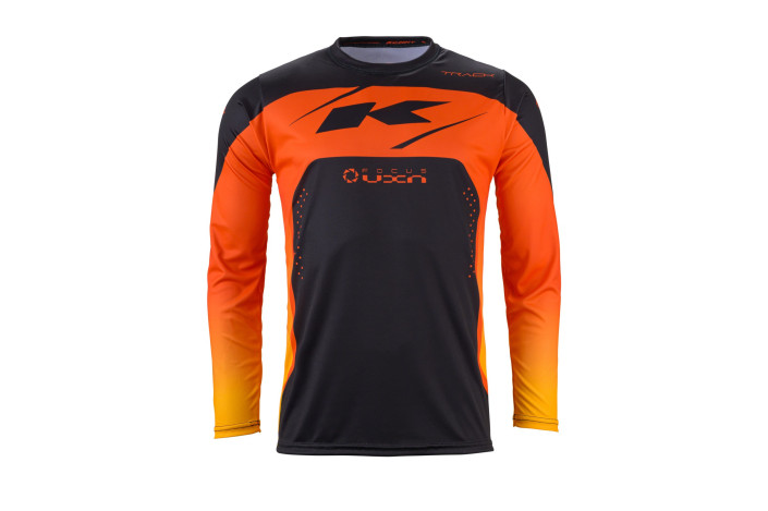 Maillot KENNY TRACK FOCUS KID GREY ORANGE | Kenny - Achat en ligne