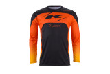 Maillot KENNY TRACK FOCUS KID GREY ORANGE | Kenny - Achat en ligne