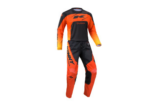 Maillot KENNY TRACK FOCUS KID GREY ORANGE | Kenny - Achat en ligne