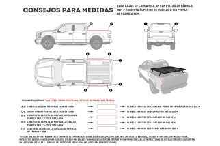 Kit de galerie Slimline II pour une benne de Pick-Up / 1345(l) x 1358(L)