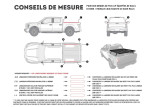 Kit de galerie Slimline II pour une benne de Pick-Up / 1345(l) x 1358(L)