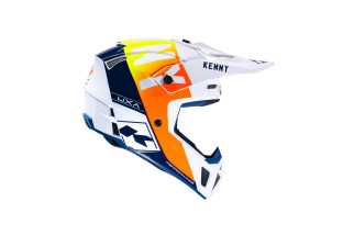 Casque KENNY Performance WHITE NAVY ORANGE