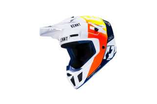 Casque KENNY Performance WHITE NAVY ORANGE