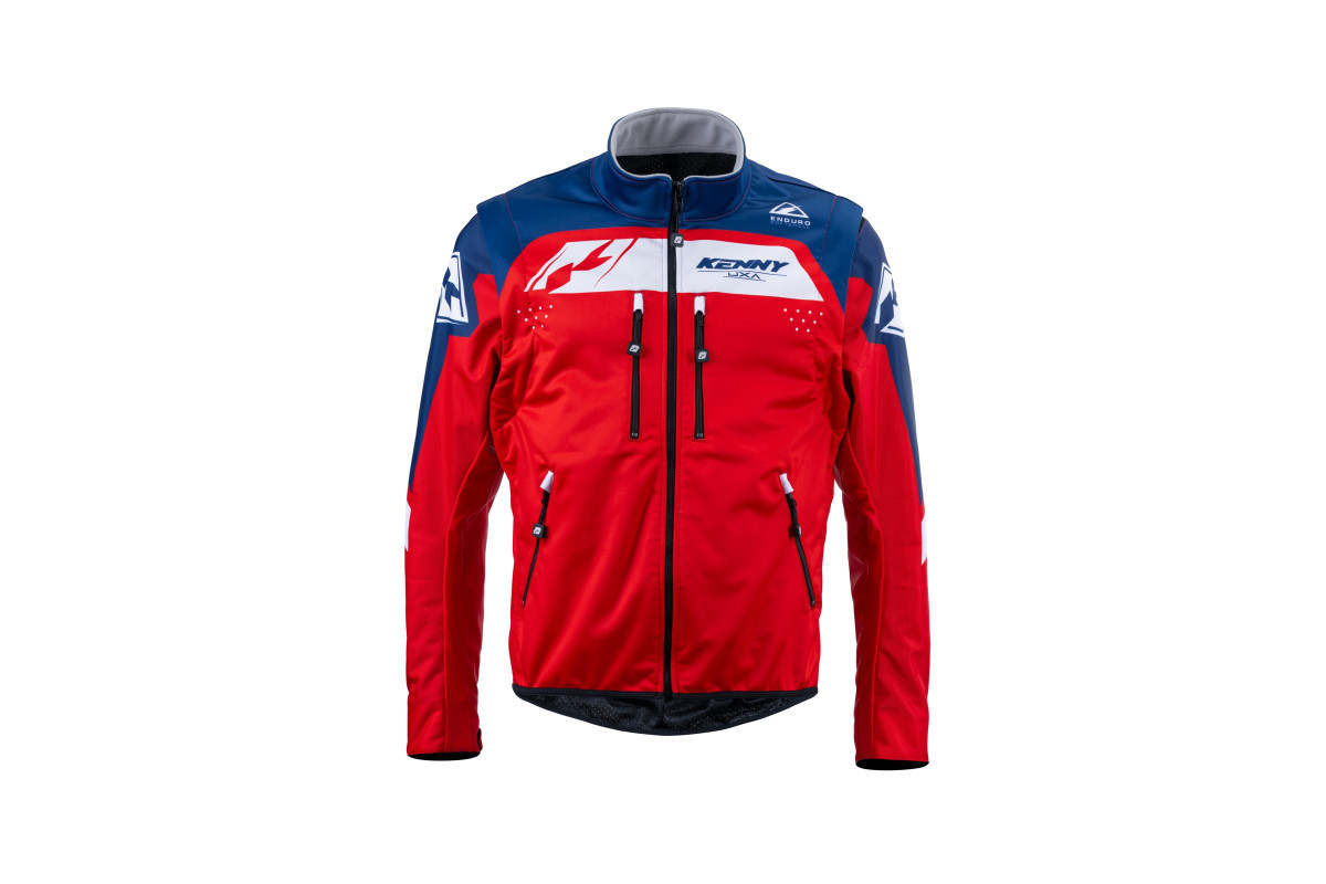 Veste KENNY SOFTSHELL ENDURO NAVY RED | Kenny - Achat en ligne