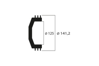 Cloche d'embayage MALOSSI Maxi Wing  - Ø125mm / 960g