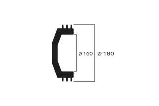 Cloche d'embrayage MALOSSI Maxi Wing  - 1674g