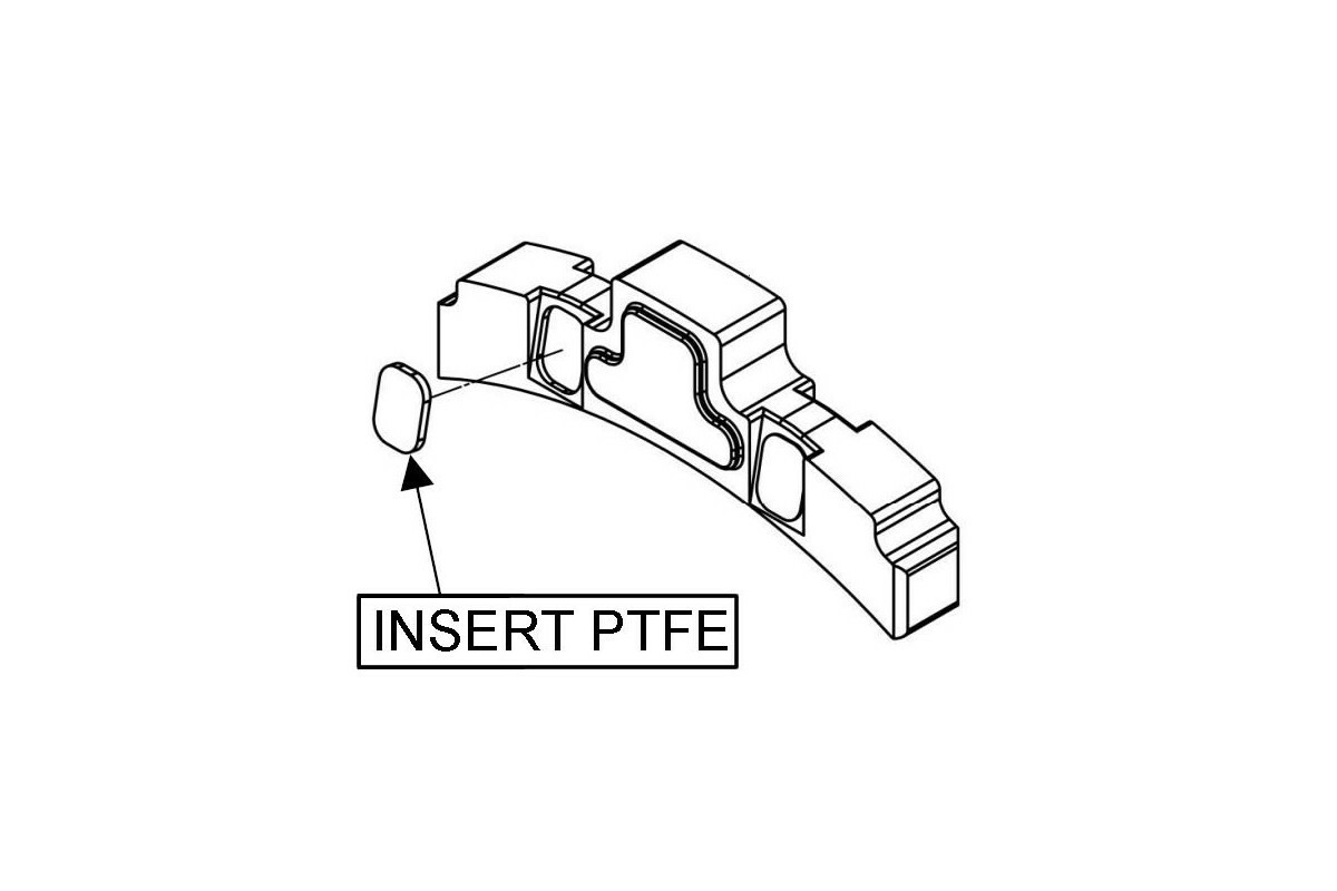 Pièce détachée REKLUSE Insert Teflon embrayage TT x24