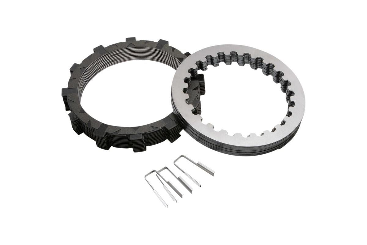 Kit disques garnis + lisses d'embrayage REKLUSE